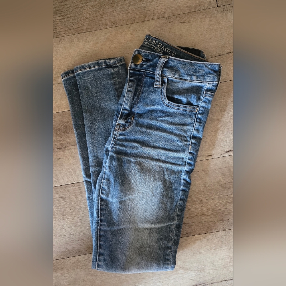 American Eagle Outfitters Blue Skinny Jeans